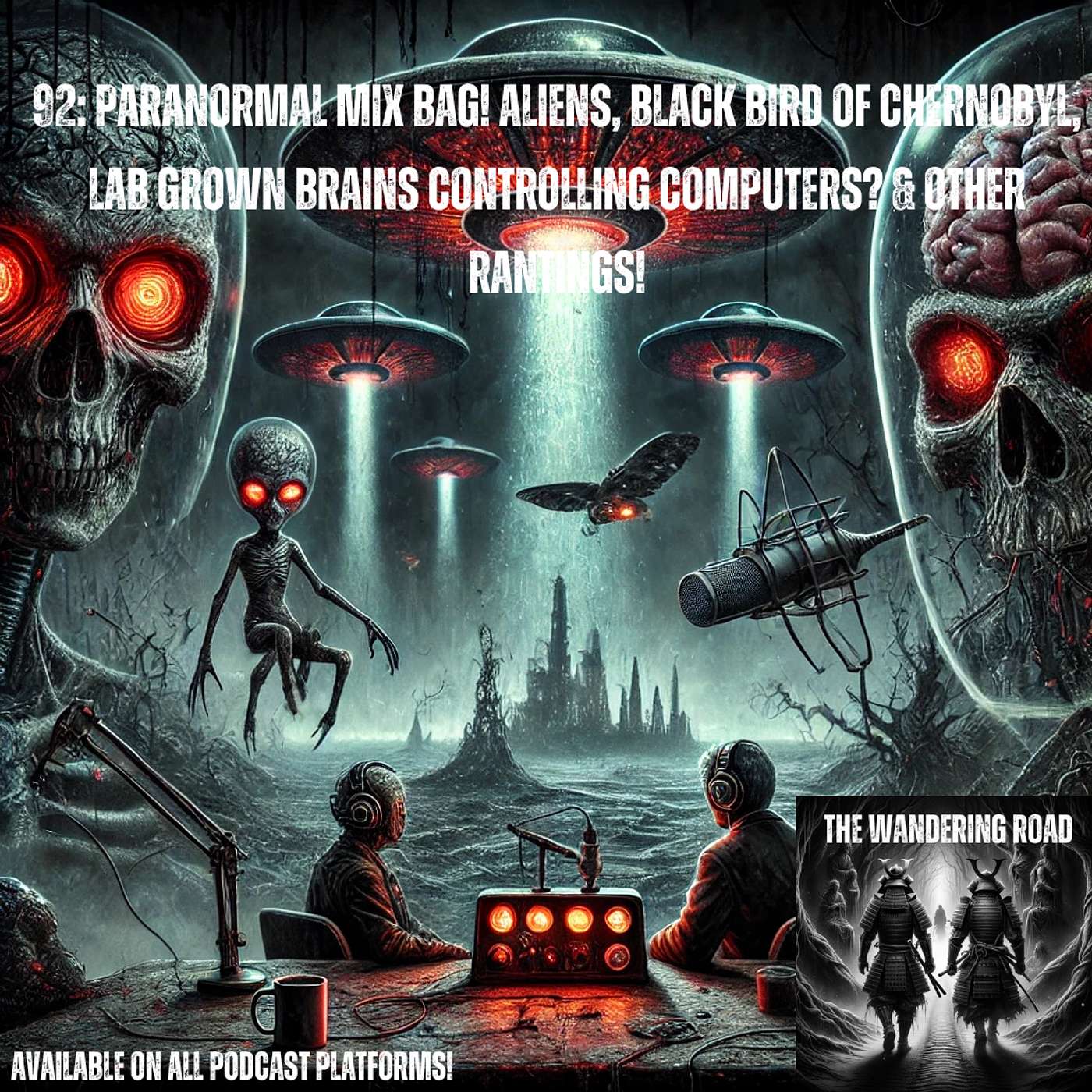 92: Paranormal Mix Bag! Aliens, Black Bird Of Chernobyl, Lab Grown Brains Controlling Computers? & Other Rantings! episode artwork