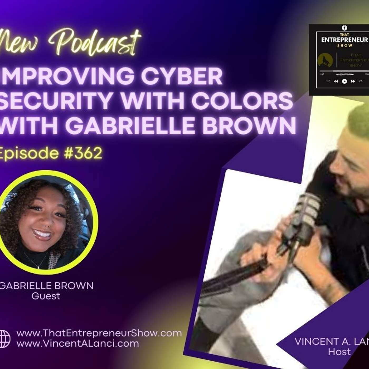 #362: Improving Cyber Security with Colors with Gabrielle Brown