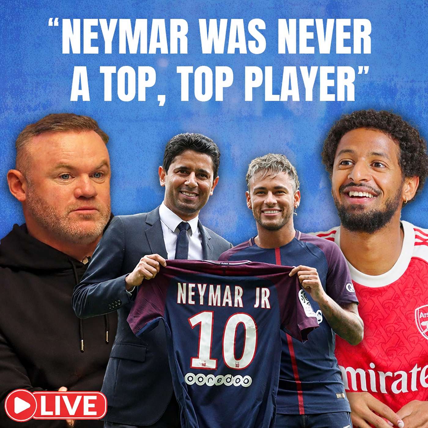 Rooney Says Neymar Isn’t Elite? 😳 | The Premier League HINDERS World Class Levels | LET EM SHOOT TV episode artwork