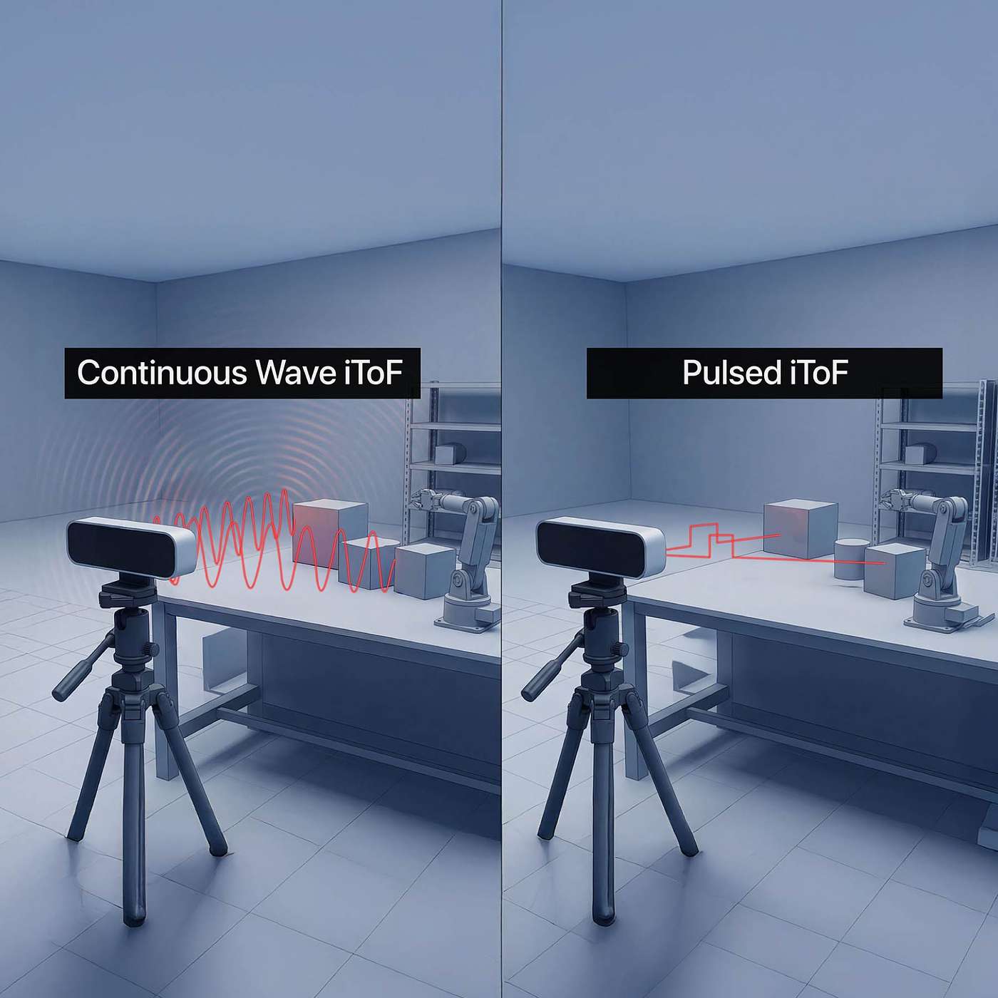 Continuous Wave vs Pulsed iToF: Which Depth Sensing Architecture Is Better?