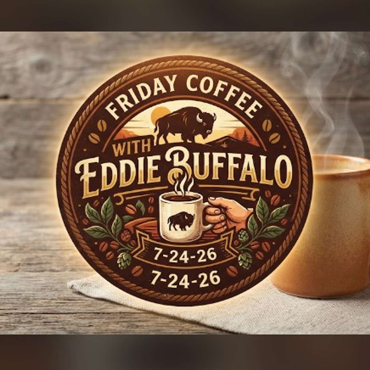 Friday Coffee with Eddie Buffalo 7-24-26 episode artwork