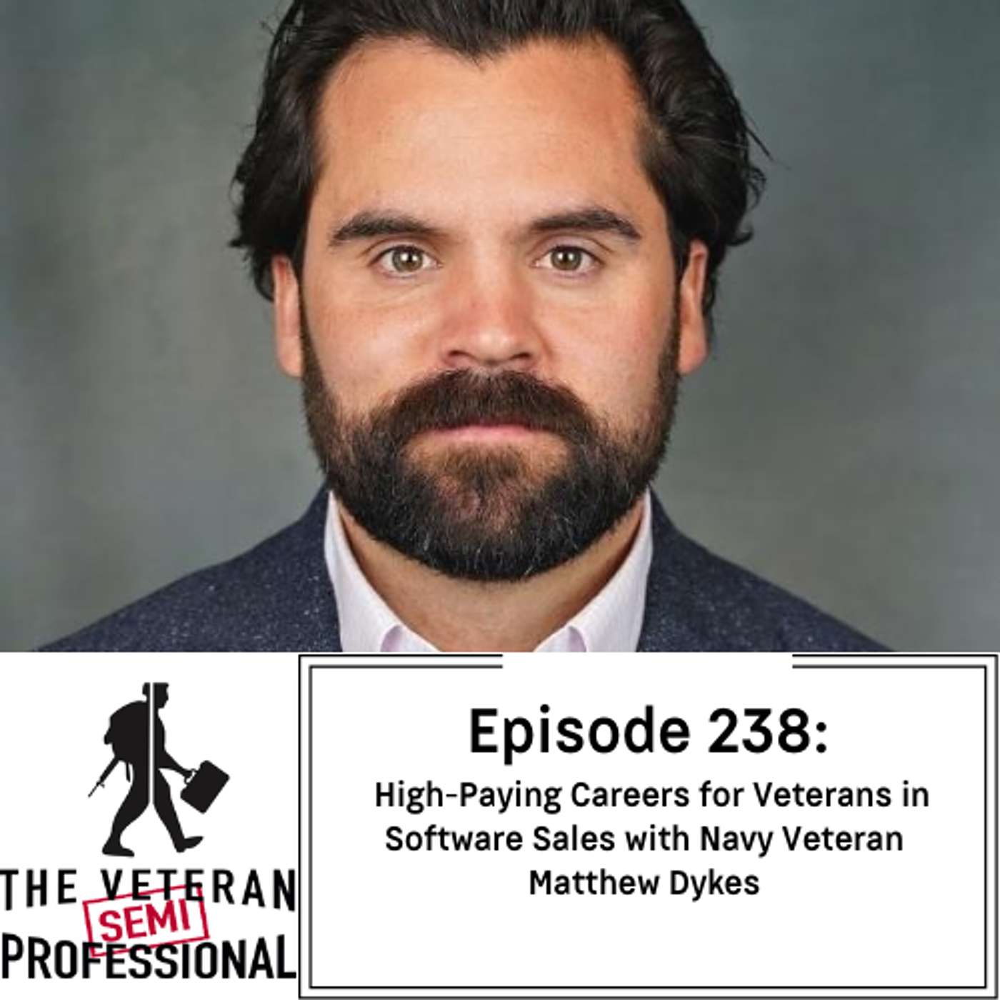 Ep. 238: High-Paying Careers for Veterans in Software Sales with Navy Veteran Matthew Dykes