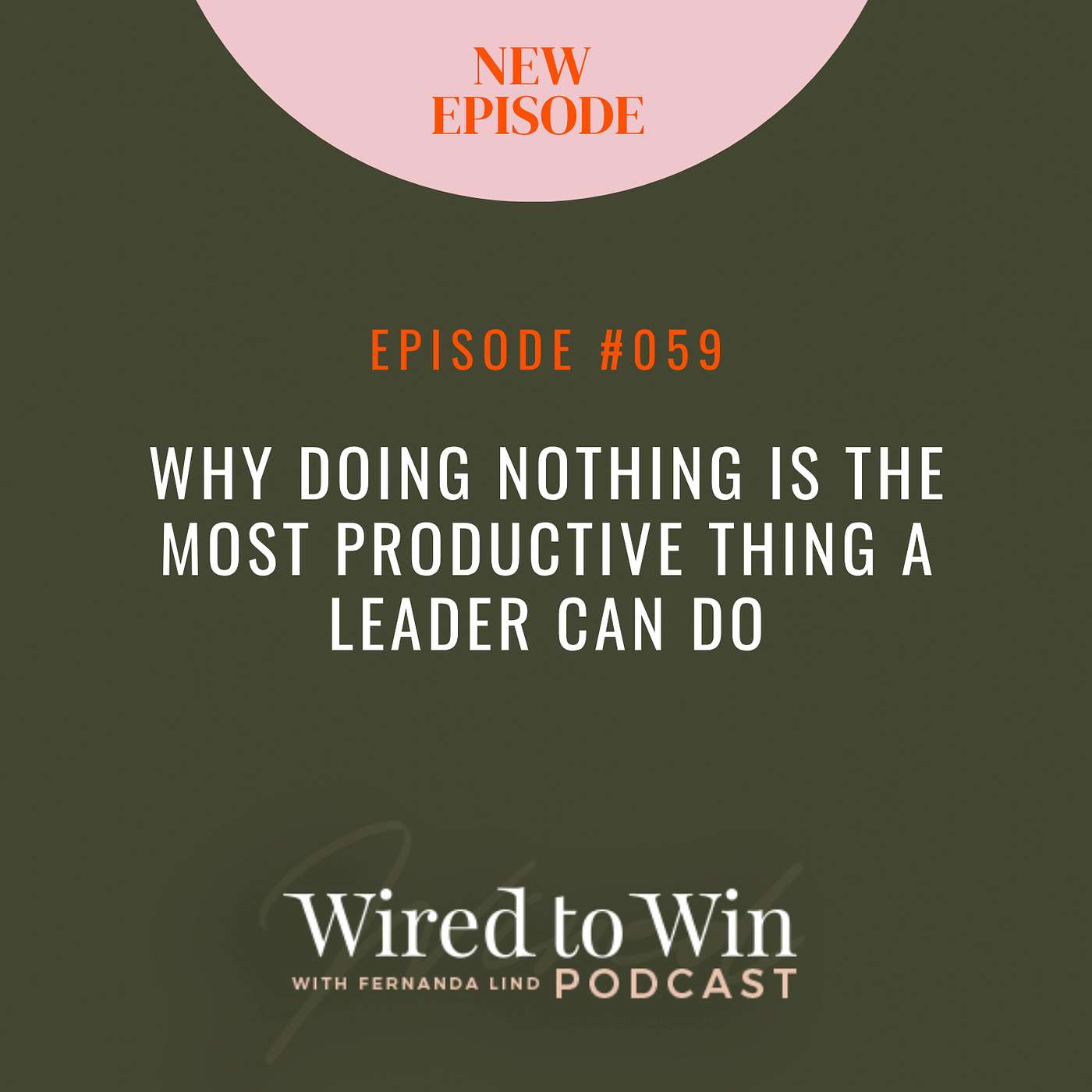 Why Doing Nothing Is the Most Productive Thing a Leader Can Do episode artwork