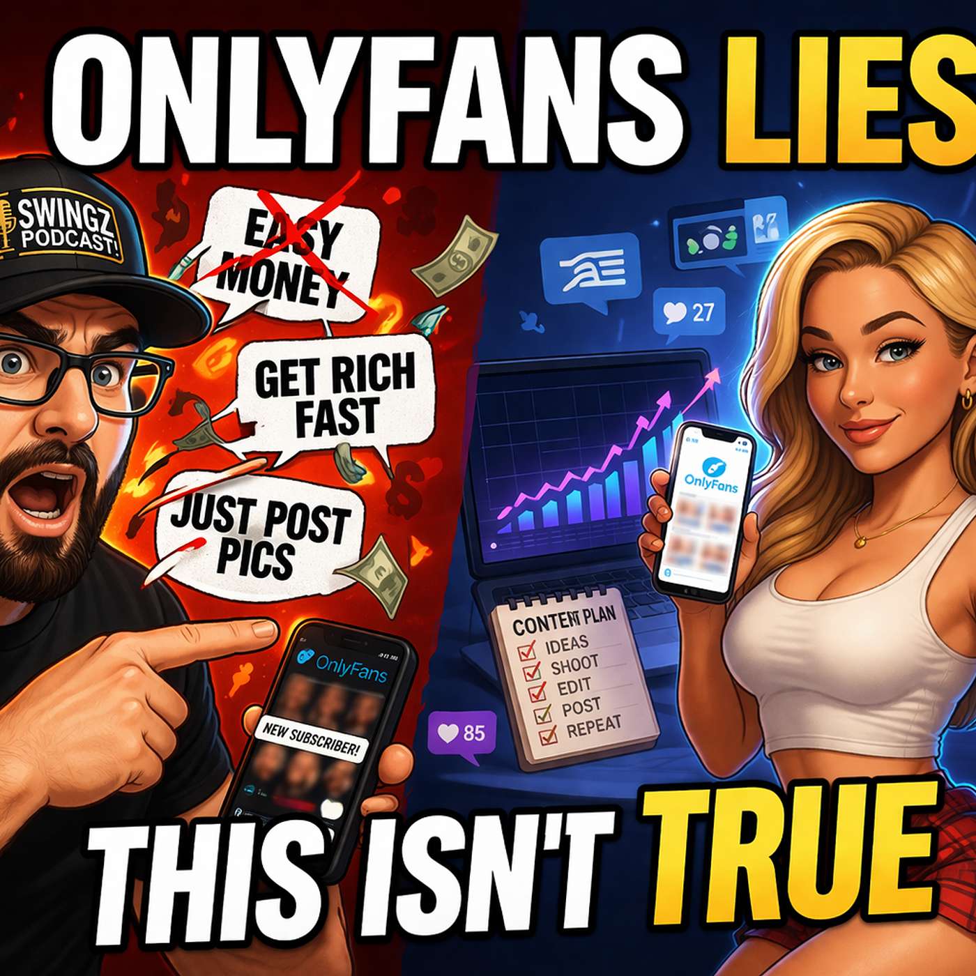 ๐ Swingz Podcast Ep. 072 | OnlyFans Myths That Need to Die ๐ Swingz Podcast Ep. 072 | OnlyFans Myths That Need to Die