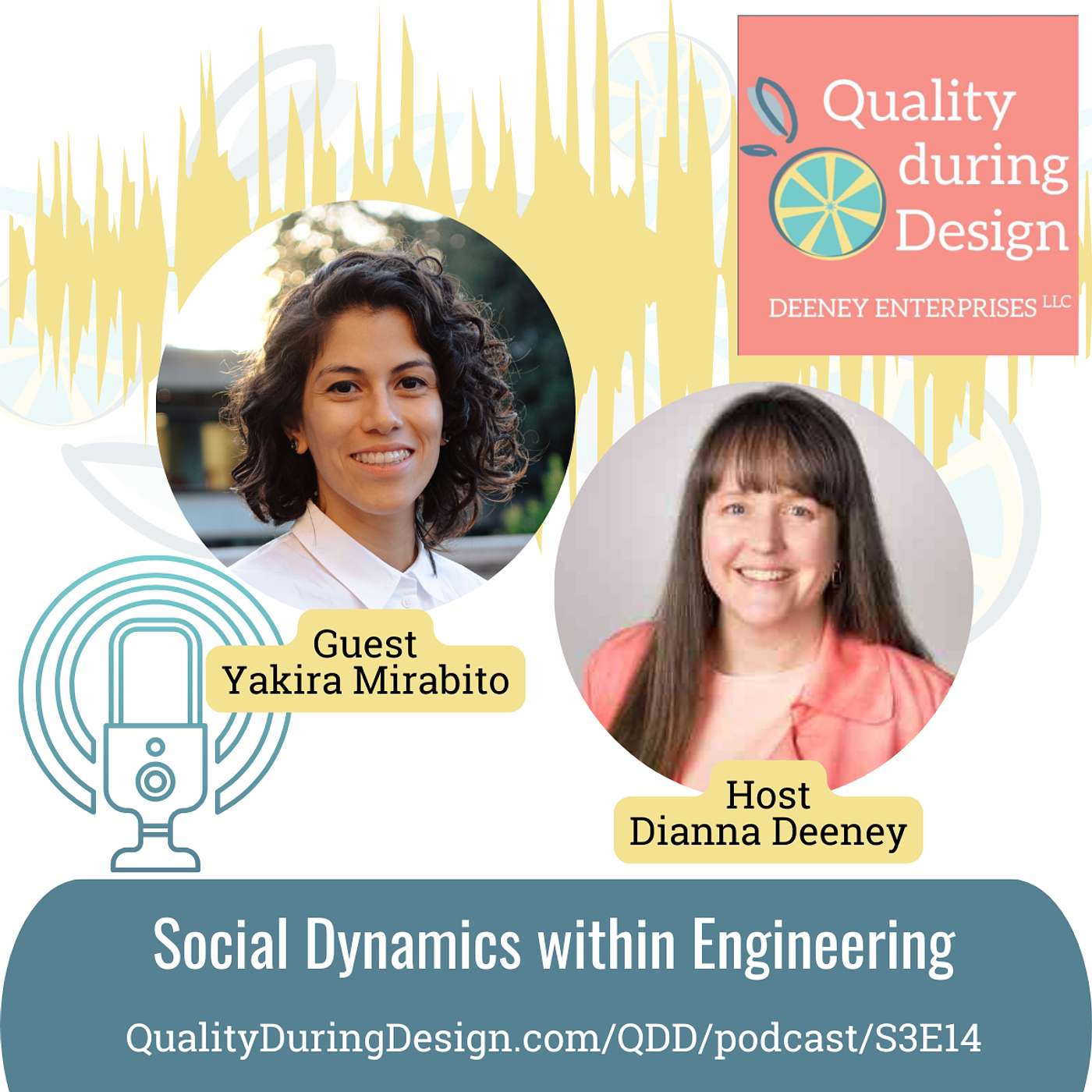 cover of episode Social Dynamics within Engineering with Yakira Mirabito (A Chat with Cross-Functional Experts)