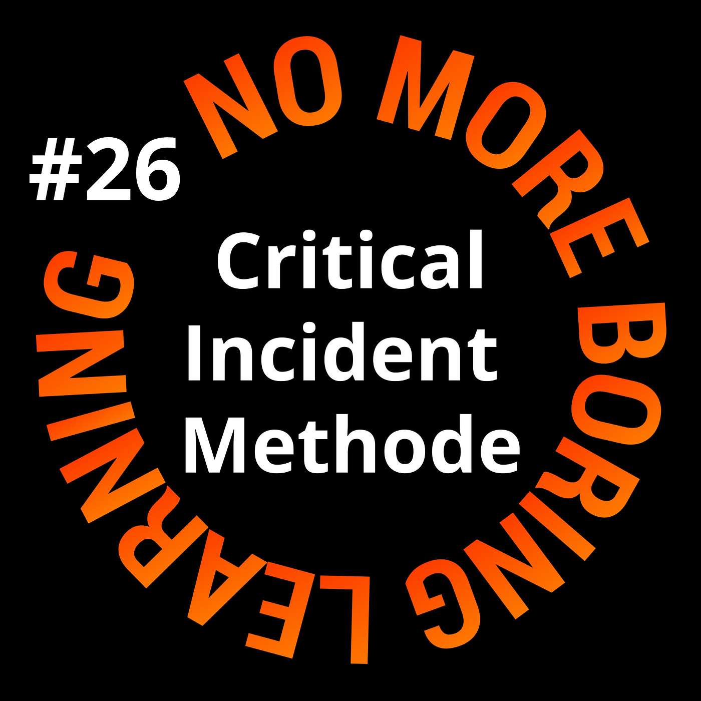 26. De Critical Incident Methode: organiseer nou eens géén training