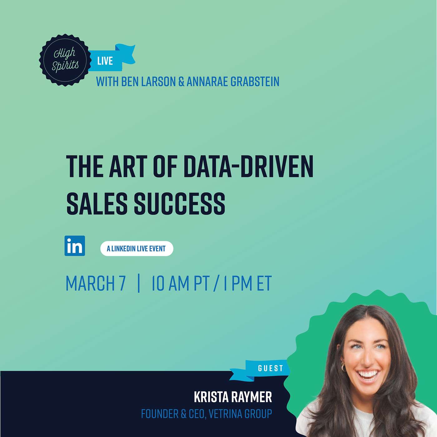#034 - The Art of Data Driven Sales Success w/ Krista Raymer