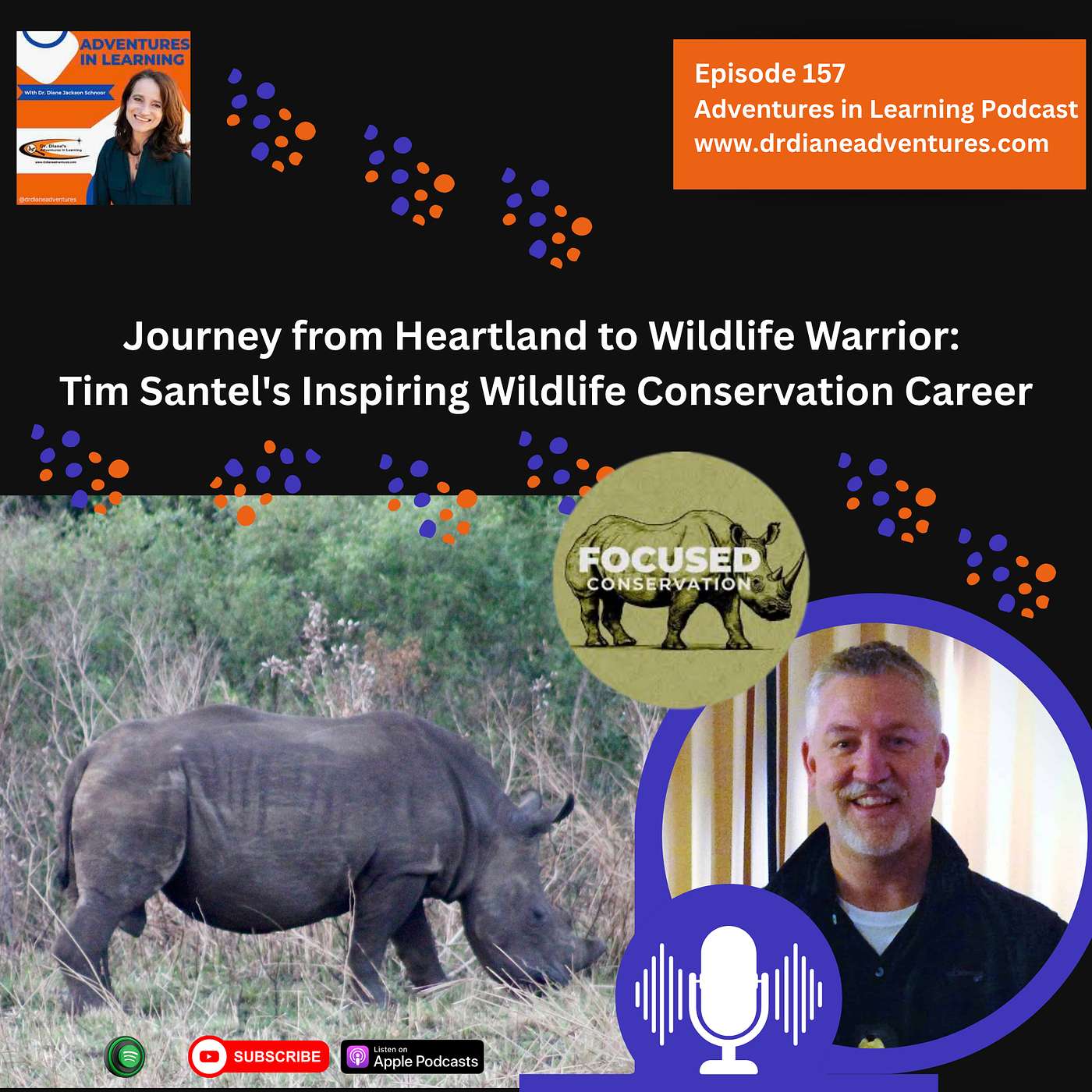 Journey from Heartland to Wildlife Warrior: Tim Santel's Inspiring Wildlife Conservation Career Journey from Heartland to Wildlife Warrior: Tim Santel's Inspiring Wildlife Conservation Career