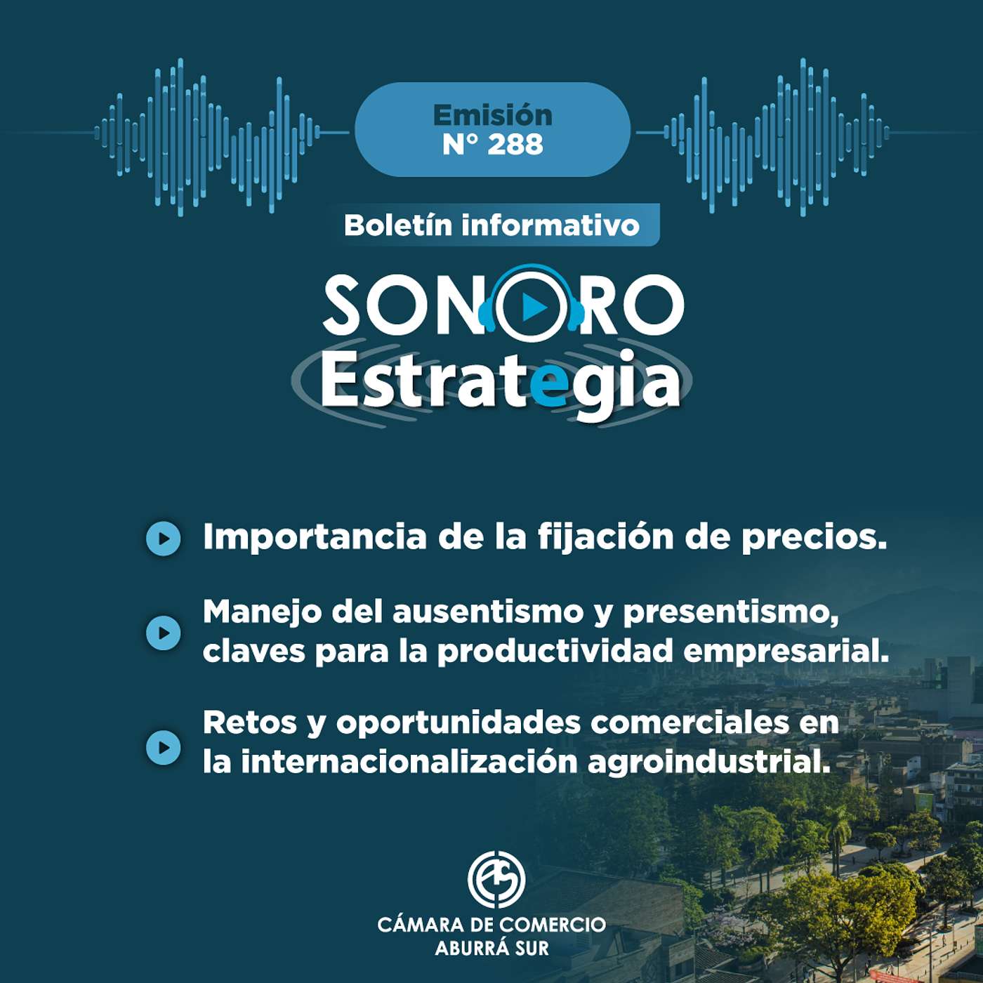 Boletín Sonoro Estrategia N°288 – Agosto 2 de 2024 episode artwork