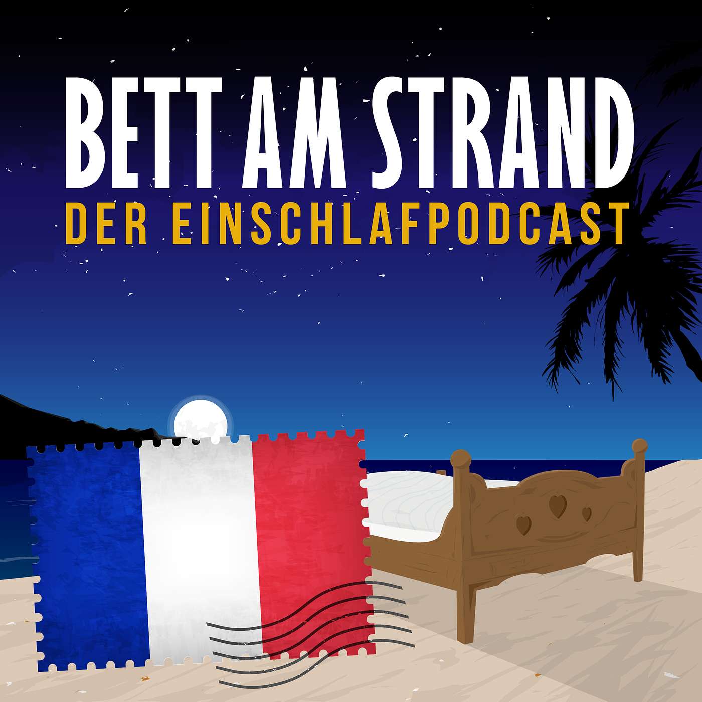 Bett am Strand | Einschlafen zu Reisegeschichten
