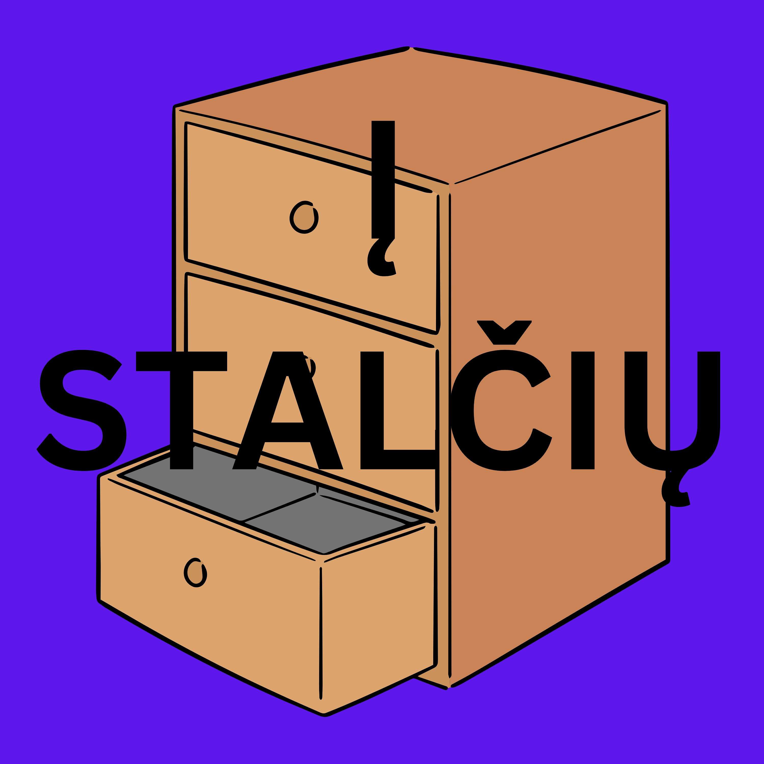 į stalčių podcast artwork