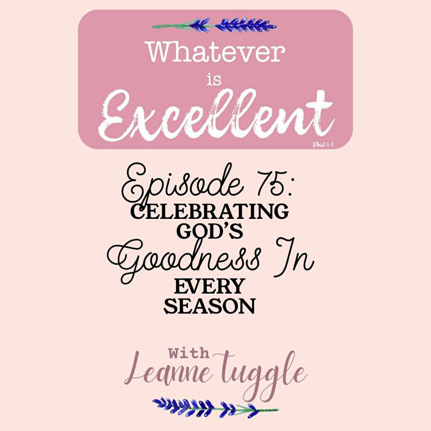 75: Celebrating God’s Goodness In Every Season episode artwork