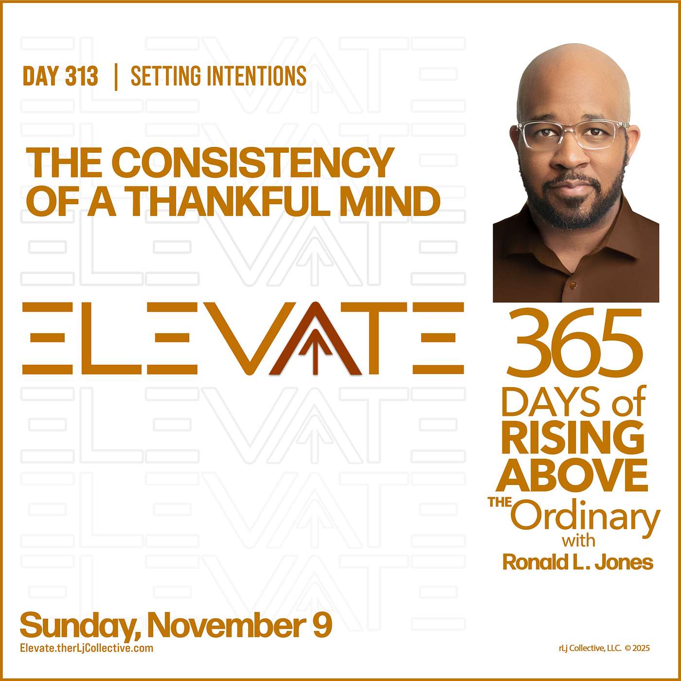 Day 313: The Consistency of a Thankful Mind