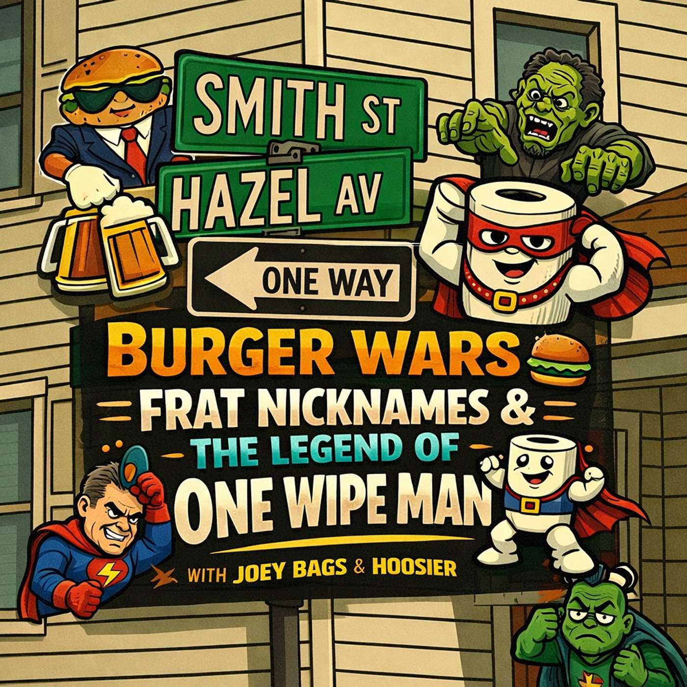 (Ep 35) Burger Wars, Frat Nicknames & The Legend of One Wipe Man 🍔🍻🧻 episode artwork