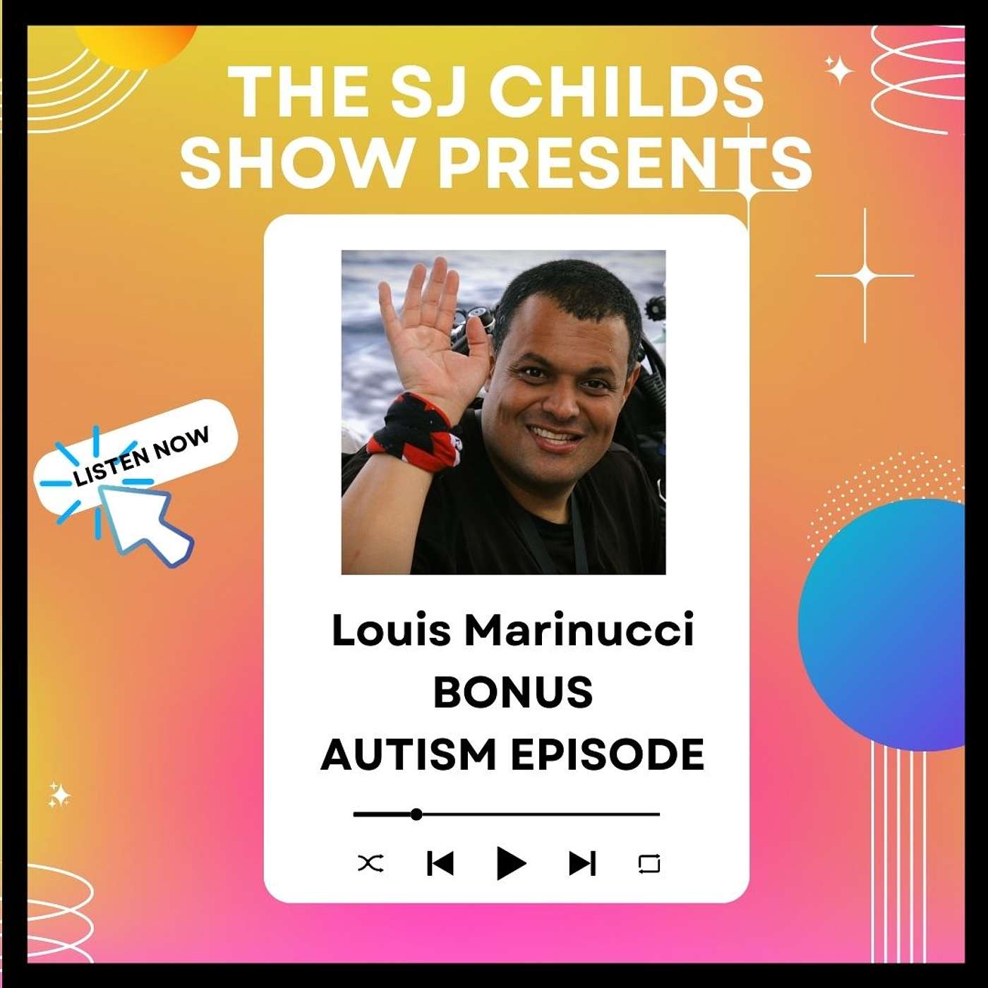 Bonus Autism Episode-Embracing the Waves: Louis Marinucci's Life as an Autistic Diver and Online Creator