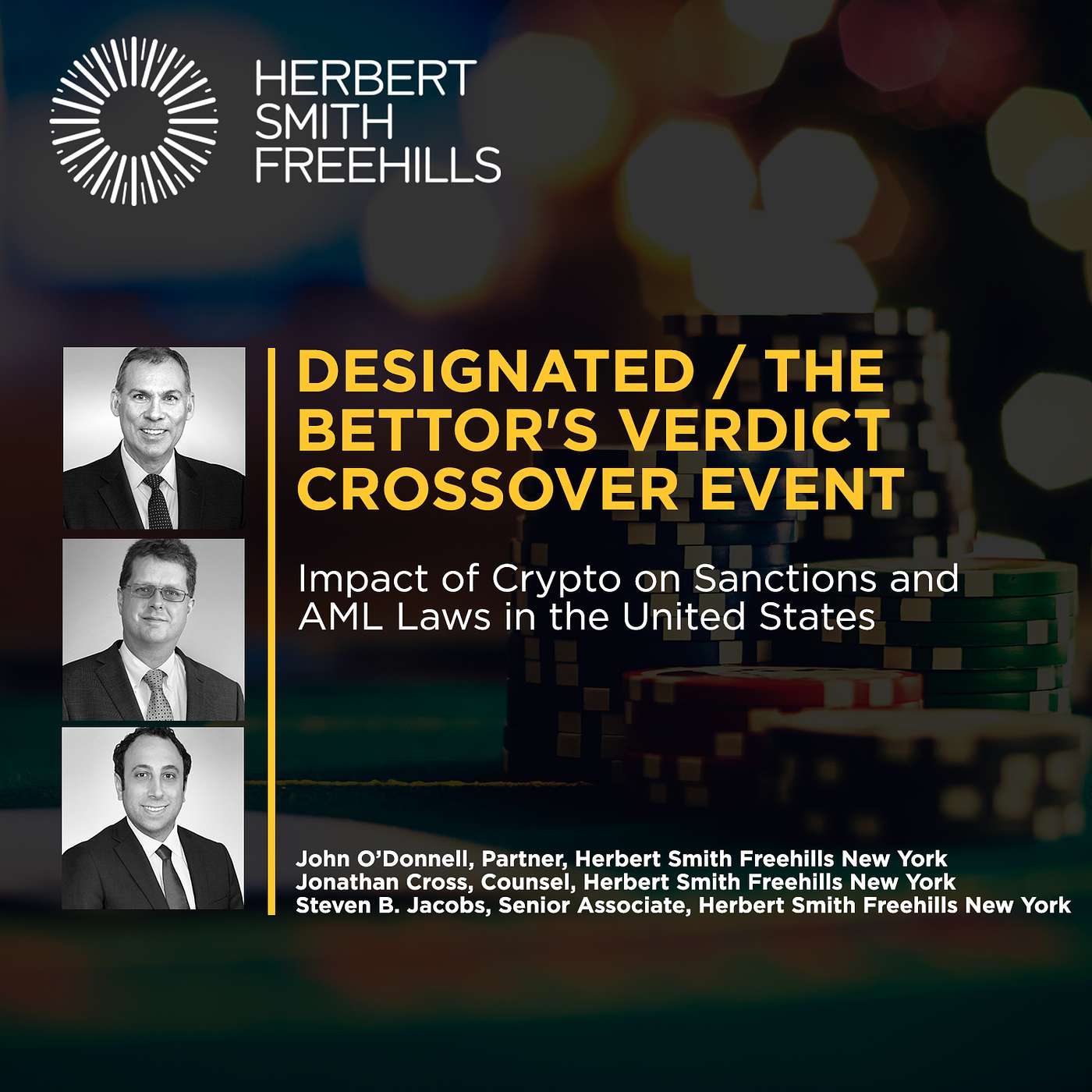 Designated/The Bettor’s Verdict Crossover Event: Impact of Crypto on Sanctions and AML Laws in the United States episode artwork