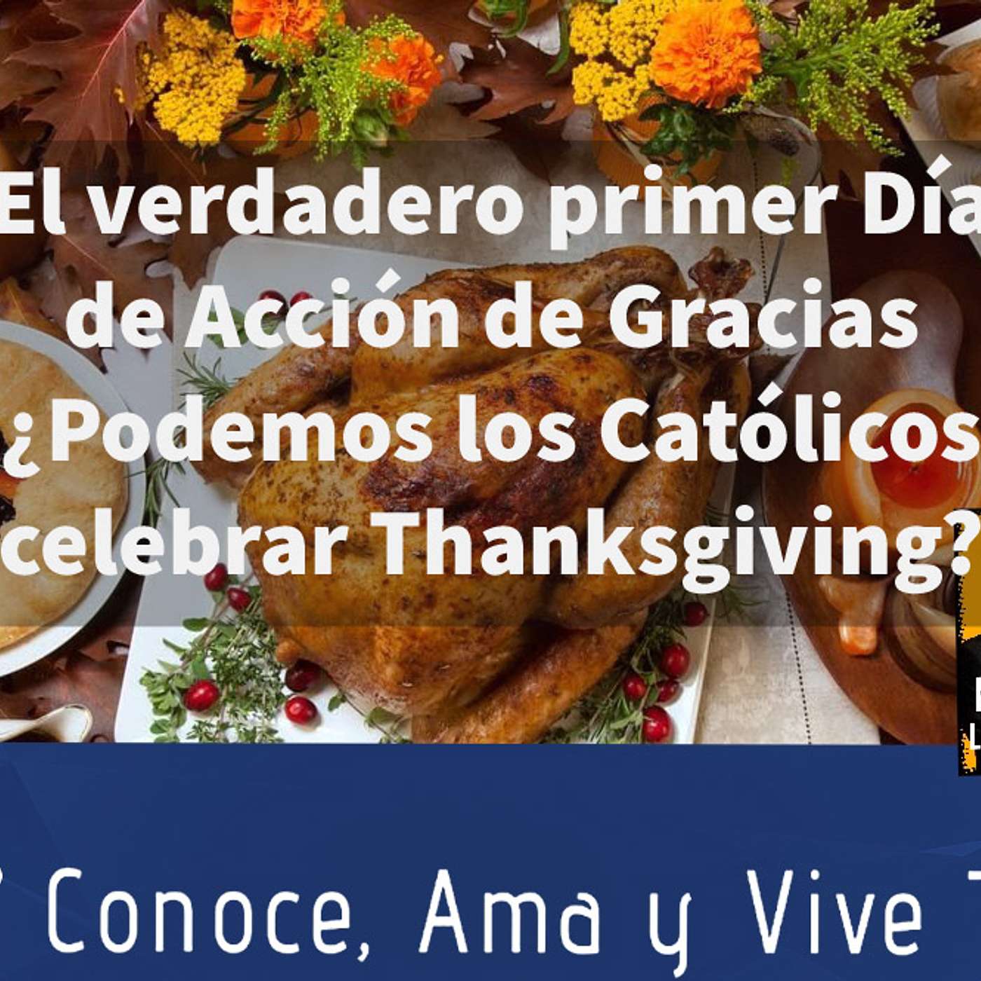 Episodio 118: 🦃 El verdadero primer día de Acción de Gracias. 🙏  ¿Podemos los Católicos celebrar Thanksgiving? episode artwork