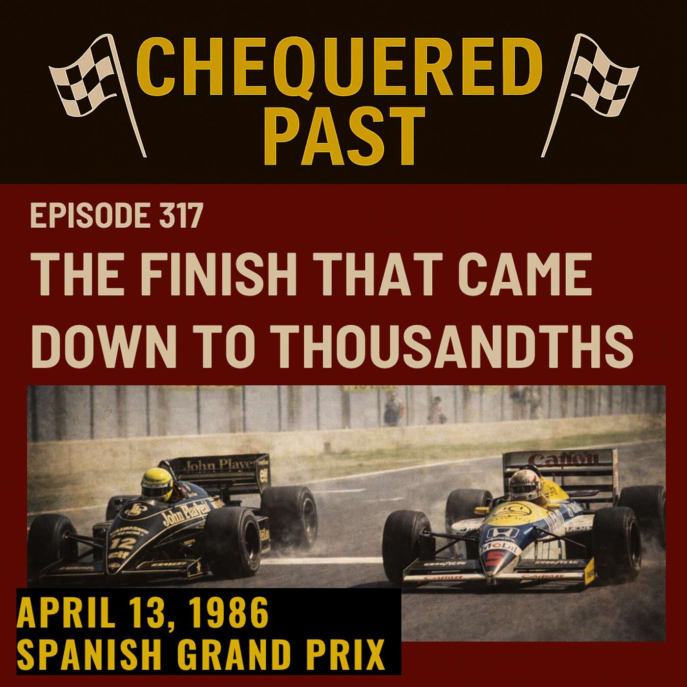 13th April 1986: The Finish That Came Down to Thousandths episode artwork