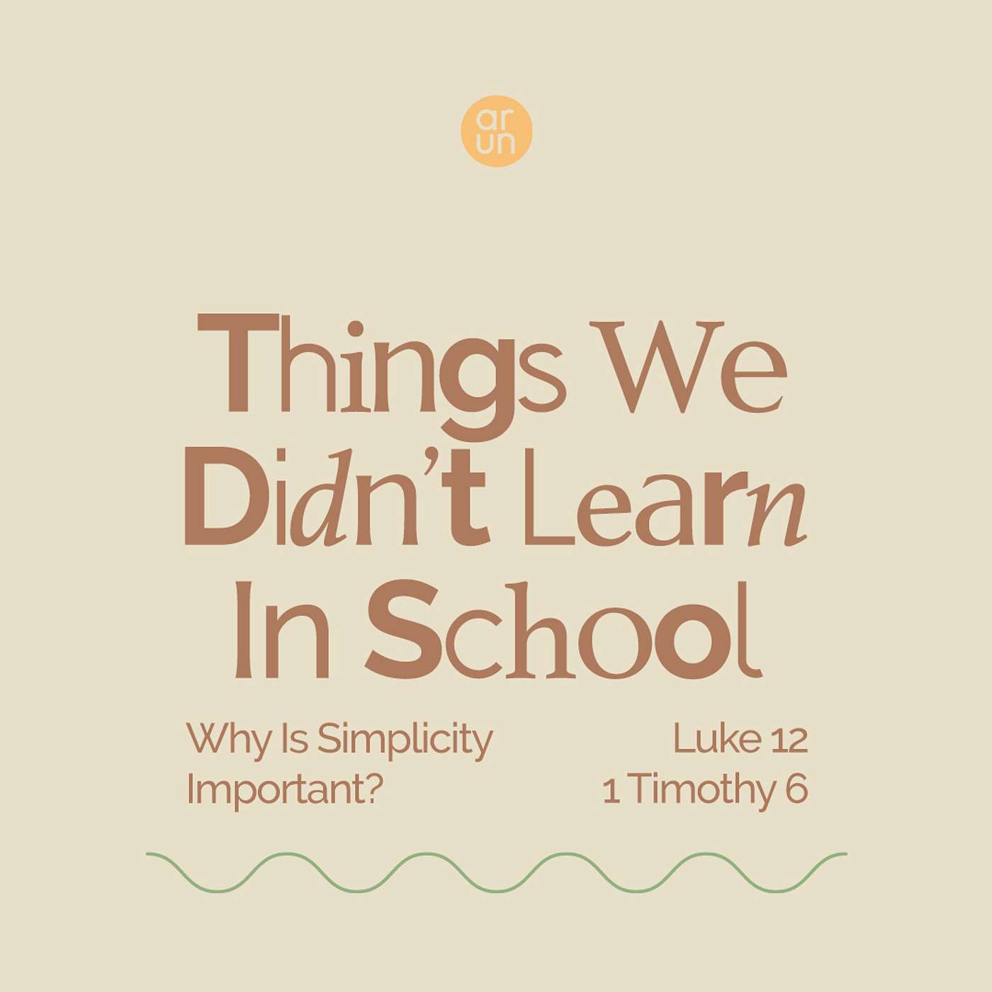 Things we didn't learn in school: Why is simplicity important? episode artwork