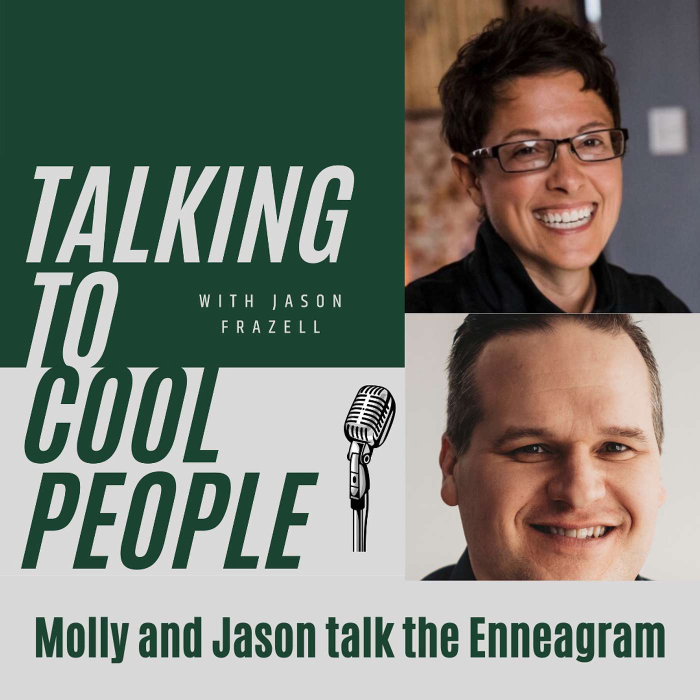 Molly and Jason talk the Enneagram episode artwork