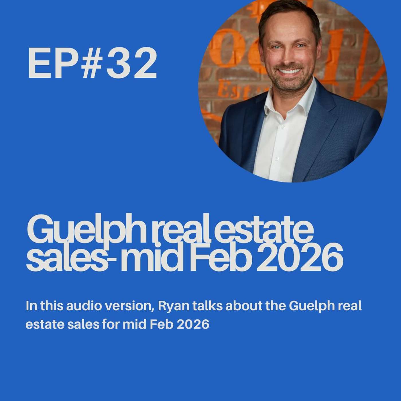 Ep 32: Overall sales in Guelph real estate still sluggish | mid Feb 2026 update episode artwork