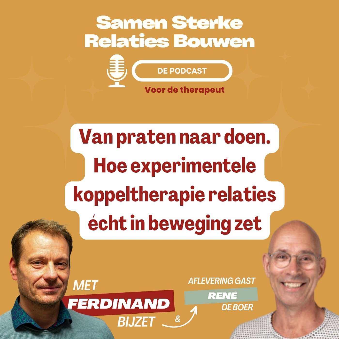 Van praten naar doen. Hoe experimentele koppeltherapie relaties écht in beweging zet episode artwork