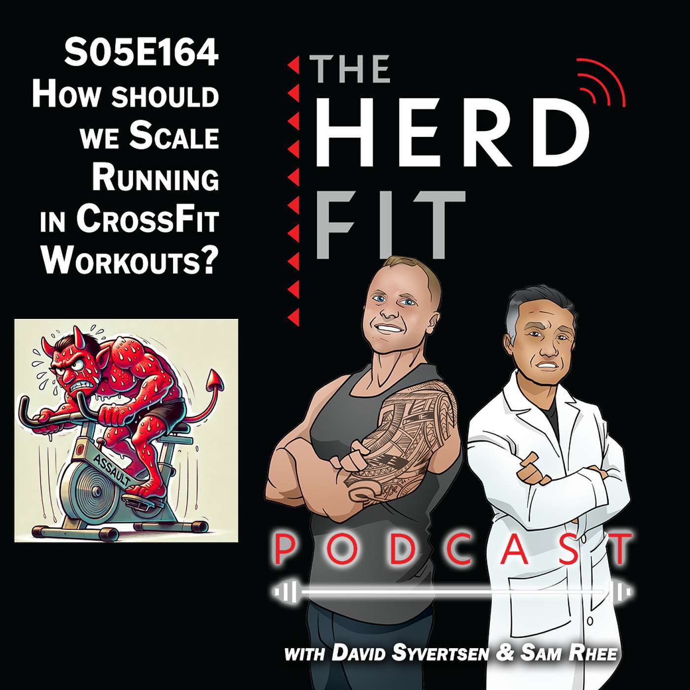 S05E164 - From Discomfort to Reward: Mastering Running and Scaling Running in CrossFit Workouts episode artwork