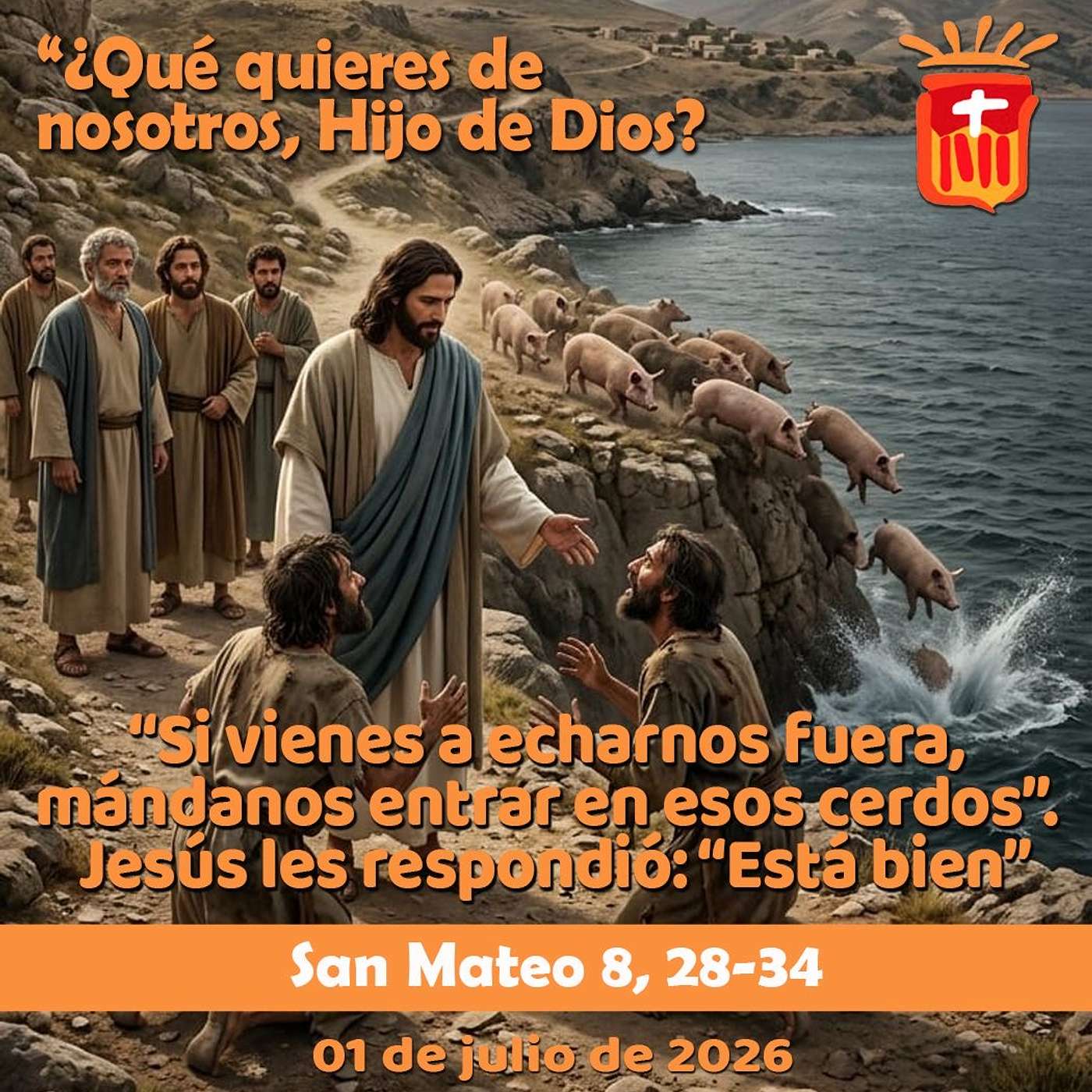 2026-07-01 San Mateo 8, 28-34: Miércoles XIII Ordinario episode artwork