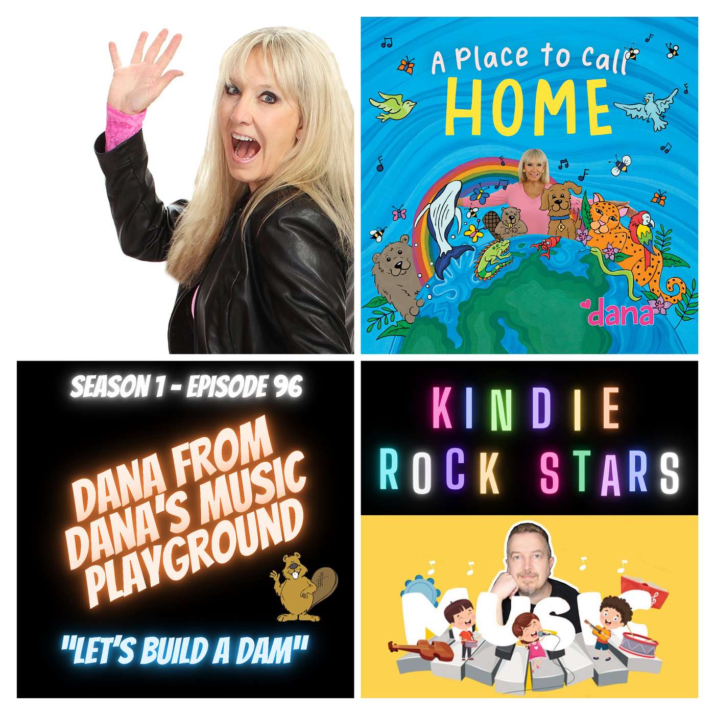 Ep 96 - DANA from DANA'S MUSIC PLAYGROUND - Let's Build a Dam episode artwork