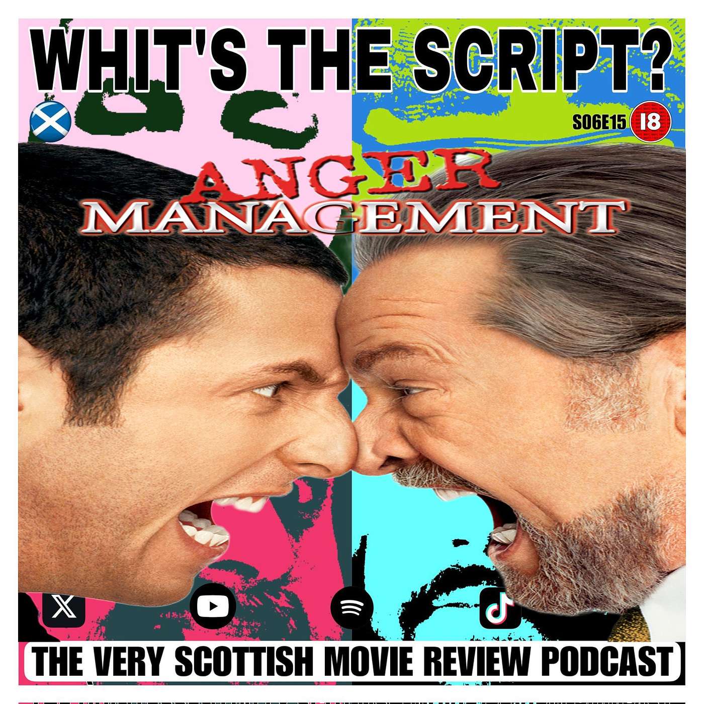 Anger Management: Movie Review Podcast by Whit's the Script