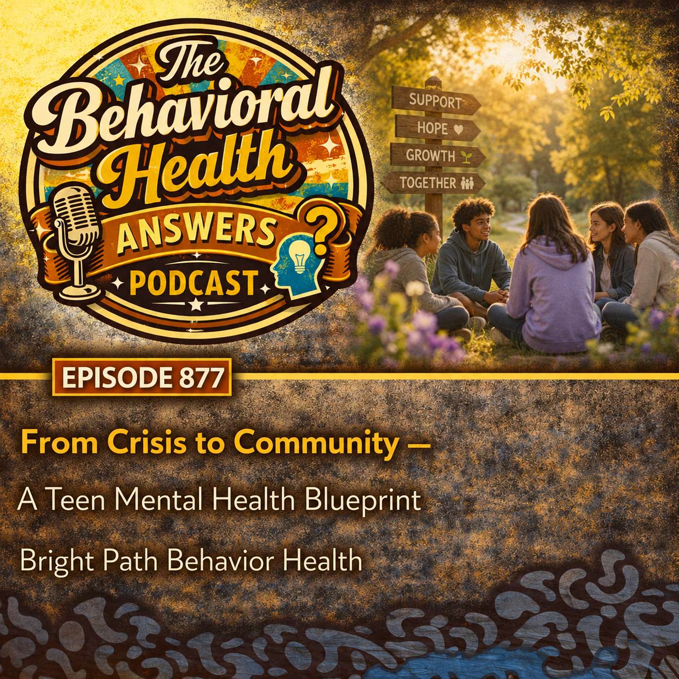 Episode 877: From Crisis to Community - A Teen Mental Health Blueprint | Bright Path Behavior Health episode artwork