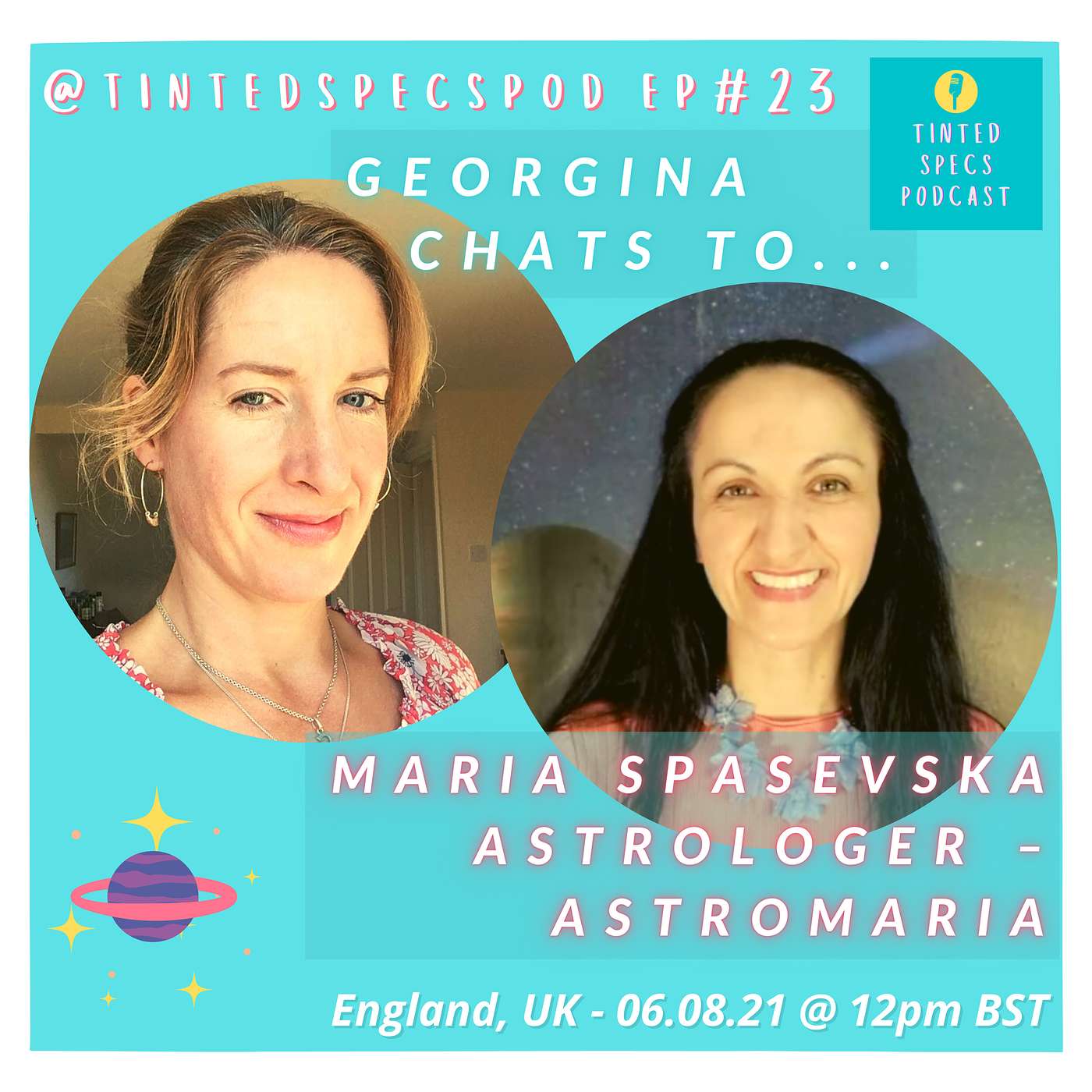 Ep 23- Georgina speaks to Maria Spasevska Astrologer and founder of AstroMaria 🪐 💫 🌌 Ep 23- Georgina speaks to Maria Spasevska Astrologer and founder of AstroMaria 🪐 💫 🌌