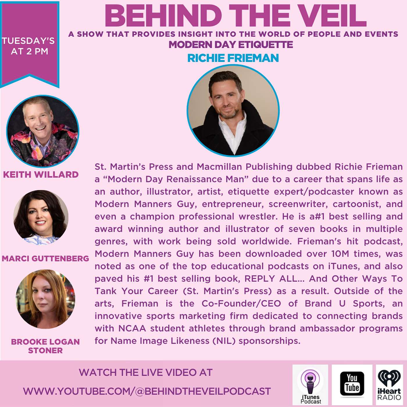Behind The Veil - Richie Frieman: Modern Day Etiquette