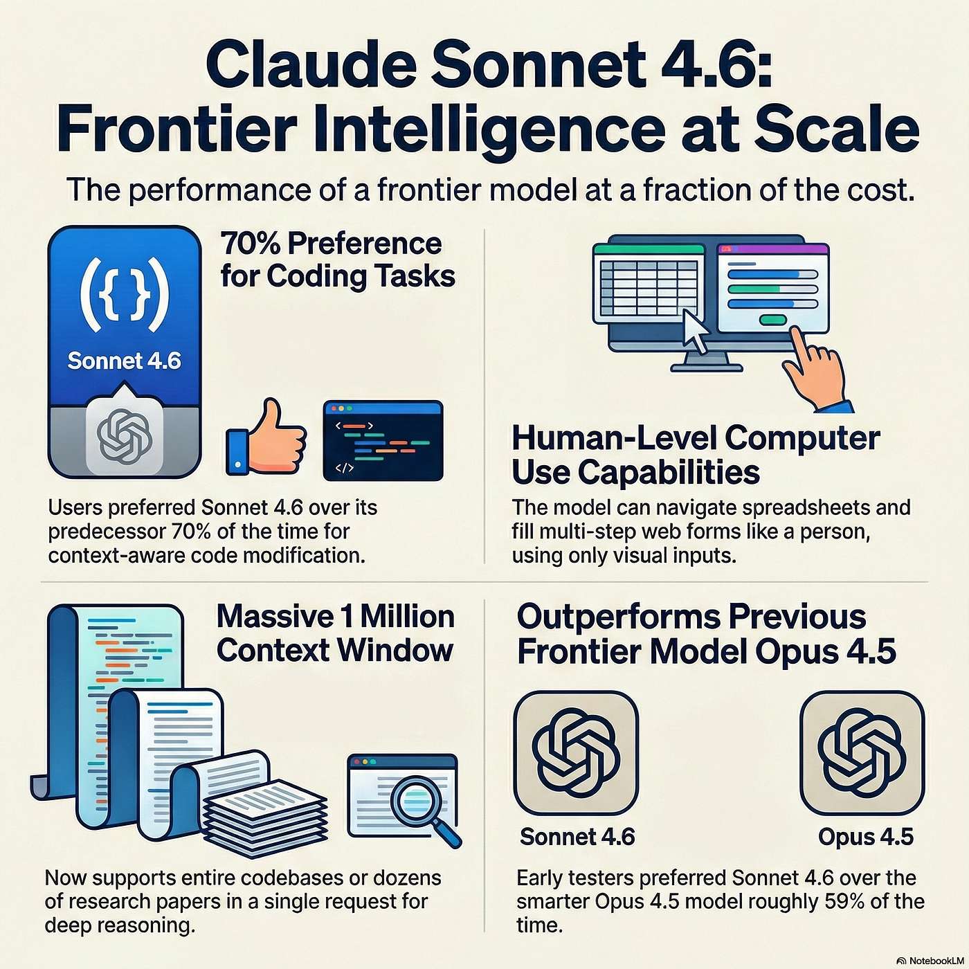 From Clicks to Collaboration: Claude Sonnet 4.6 and the AI Agent That Uses Your Screen episode artwork