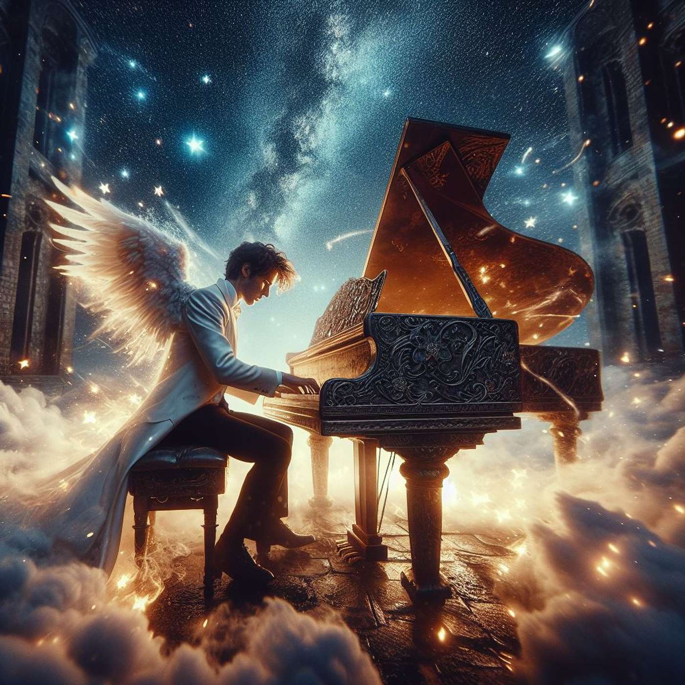 CD4T5152 Night Of Deliverance piano live Nicholas Mazzio Lauren Mazzio The Rain
