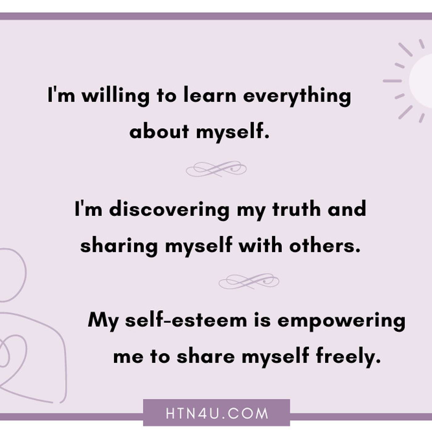 HTN4U Unlimiting Affirmations on Self-esteem #233
