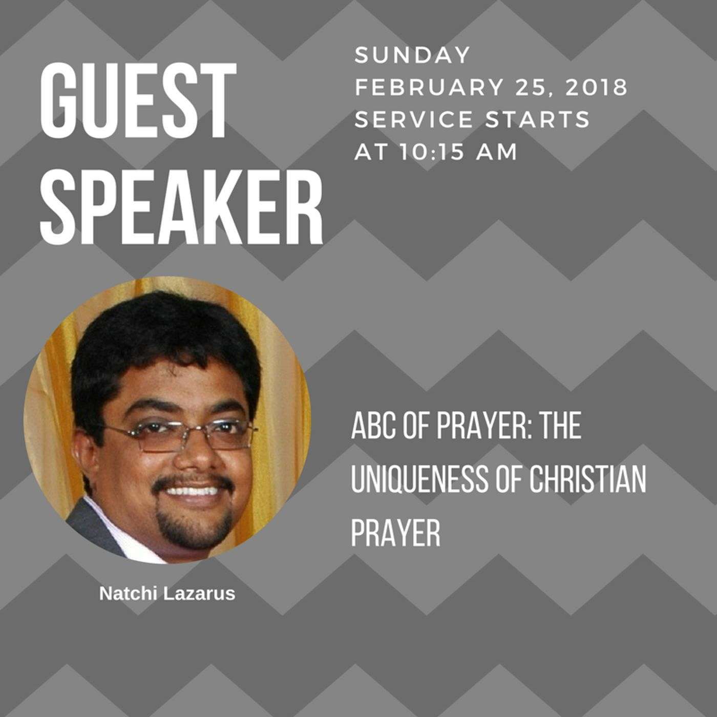 ABC of Prayer: The Uniqueness of Christian Prayer