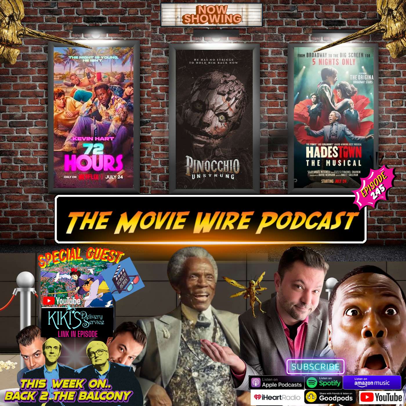 Episode 245 Reviews for: Pinocchio Unstrung -- 72 Hours -- Hadestown: The Musical episode artwork