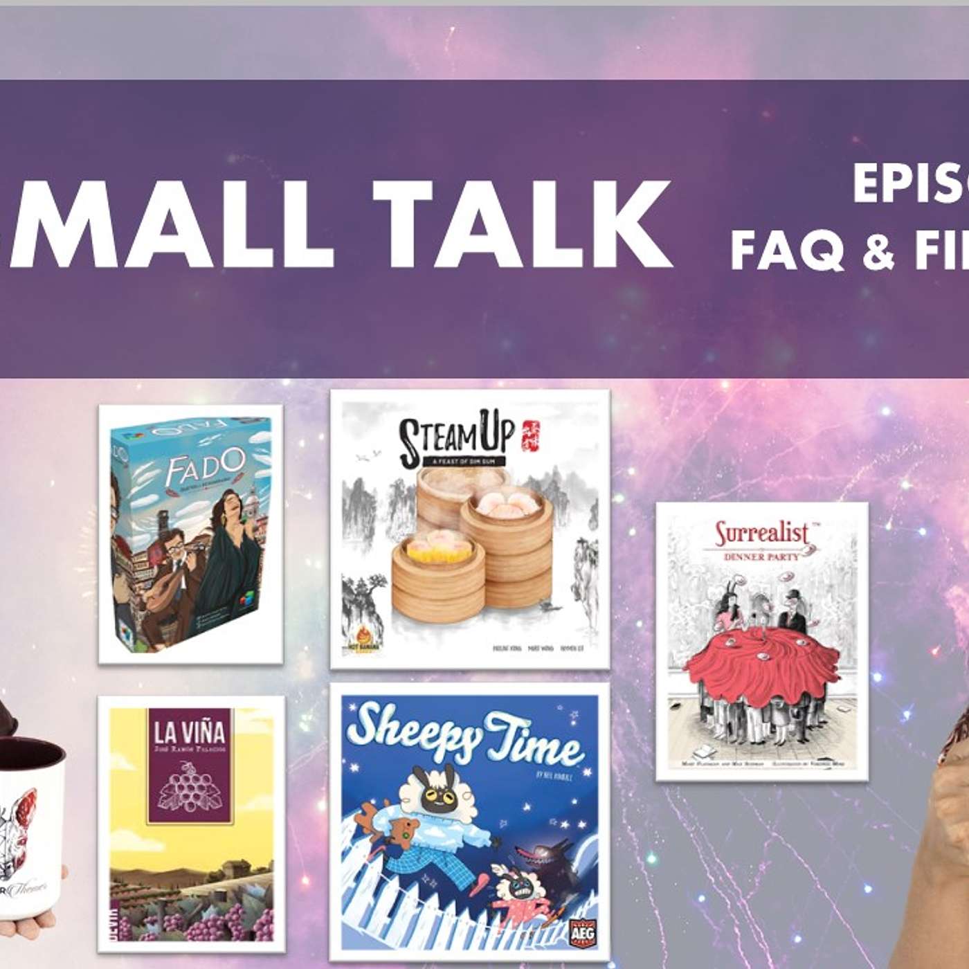 Small Talk 19 | Exit Signing & IAQs | Board Games (Steam Up, Sheepy Time, Fado & more)