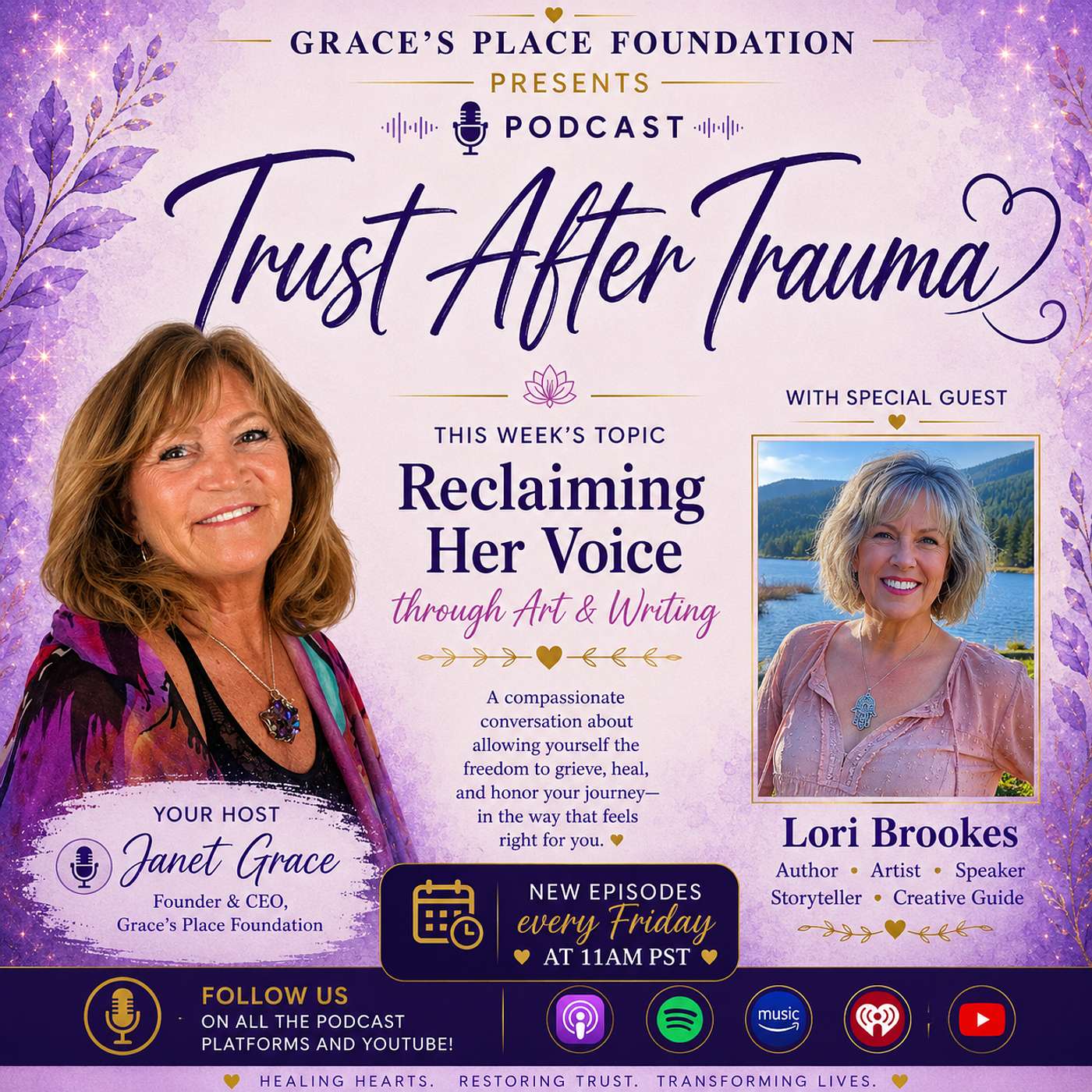 Reclaiming her Voice through Art & Writing with Lori Brookes episode artwork