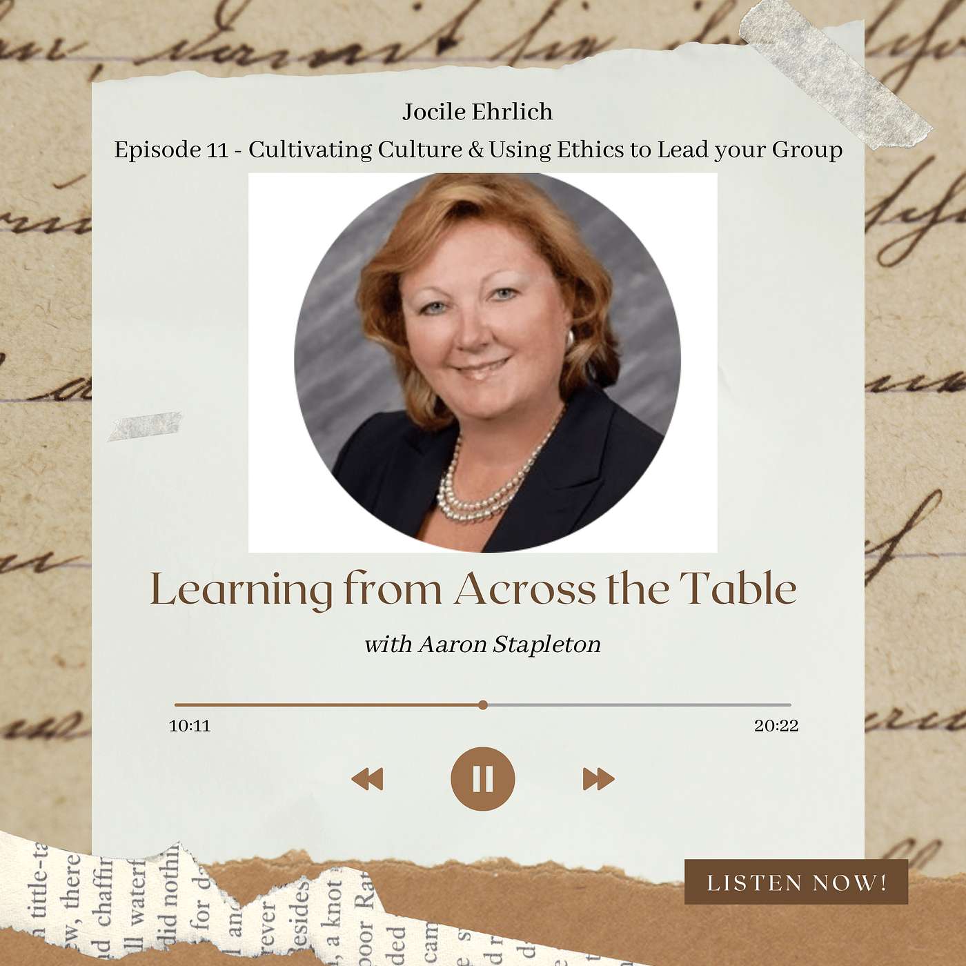 Jocile Ehrlich - Cultivating Culture & Using Ethics to Lead Your Group