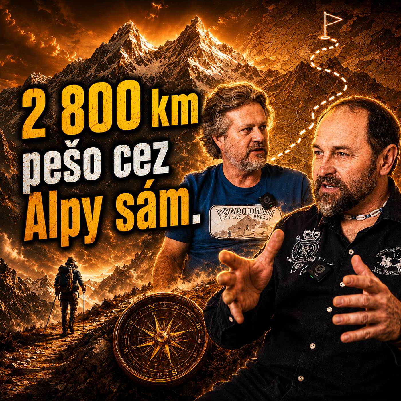 2800 km pešo cez Alpy: Ľubo Pribila a jeho splnený sen po 50-ke