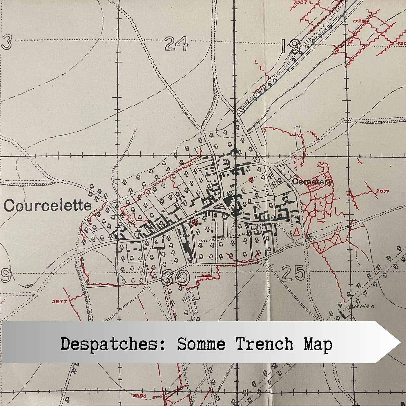 Despatches: Somme Trench Map