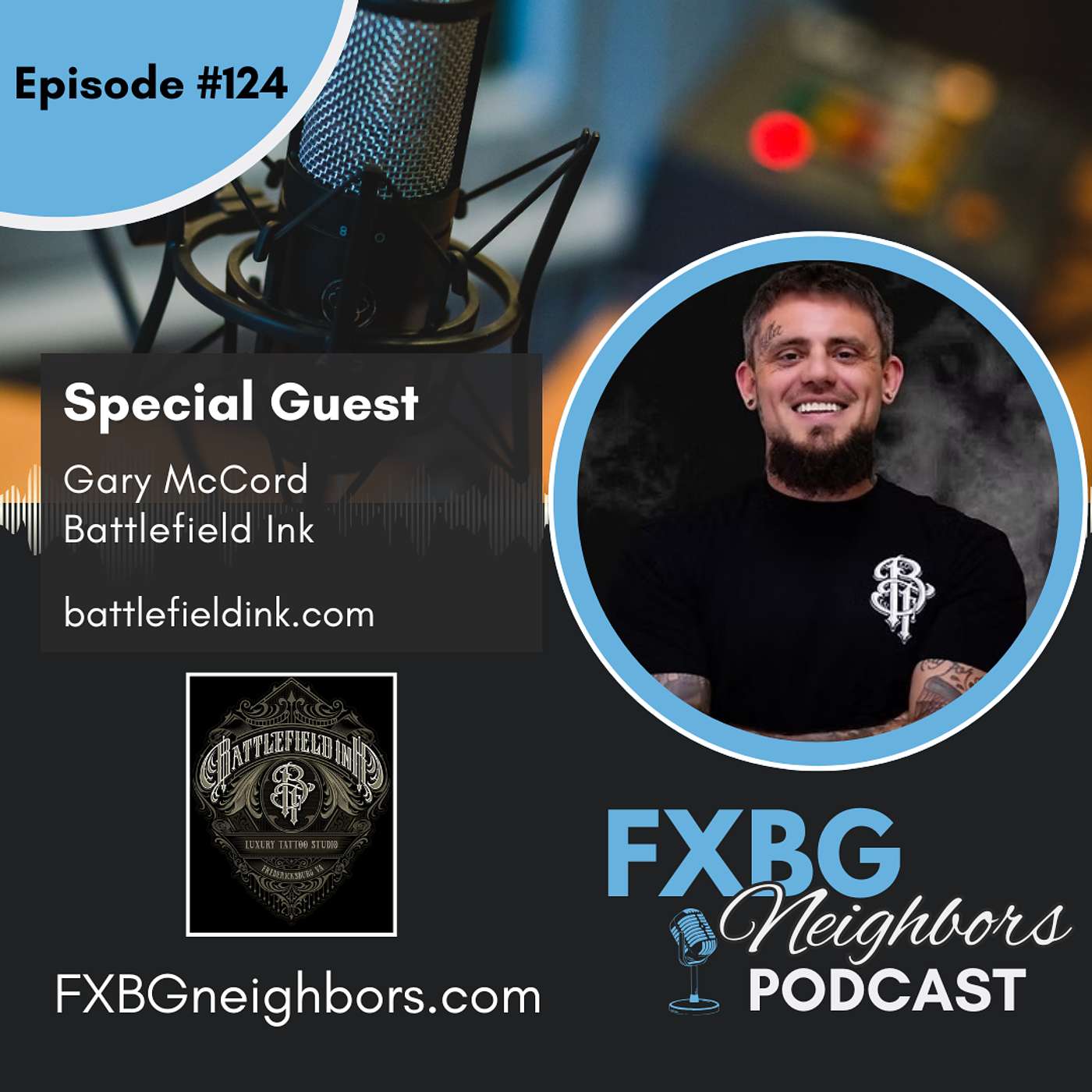 EP #124 Inside Battlefield Ink: Redefining The Tattoo Experience For Professionals episode artwork