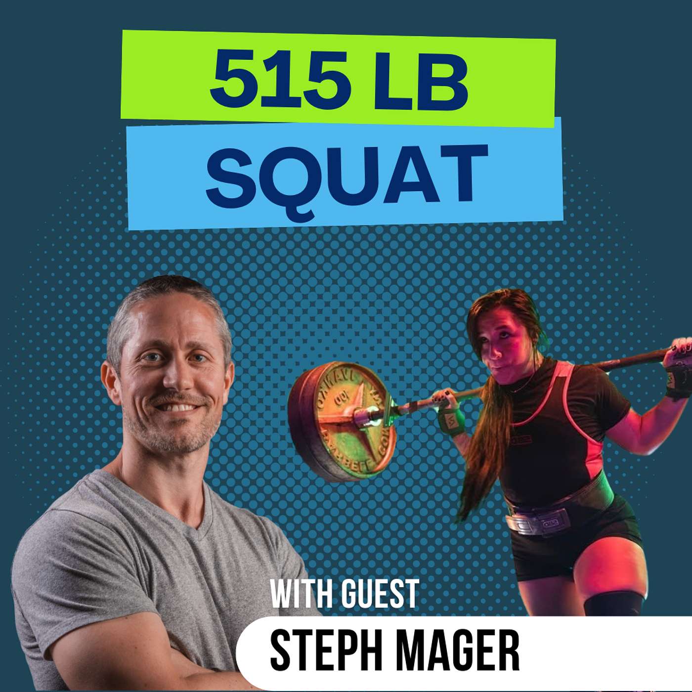 She SMASHED the Raw Squat World Record at 515 lb with THIS Training Program (Steph Mager) | Ep 436