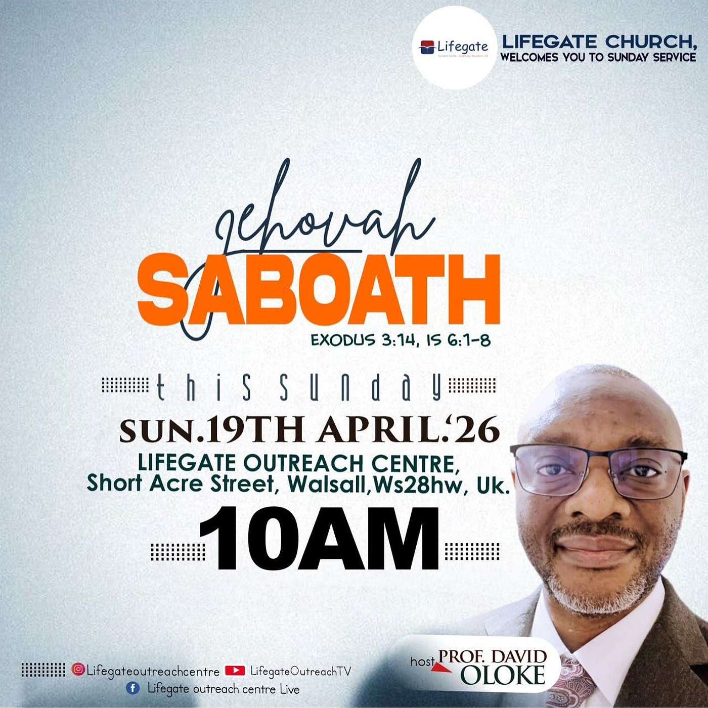 Jehovah Sabaoth (Session 8) - Lifegate Church - 19.4.26 episode artwork