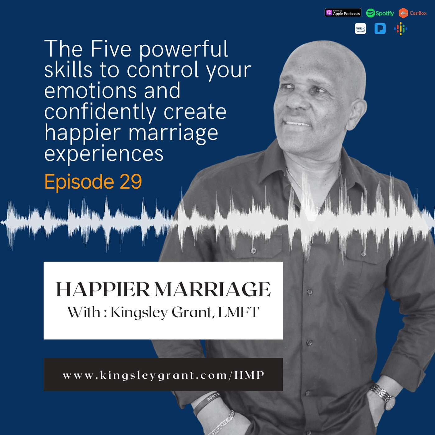 HMP029 | 5 Powerful Skills to Control Your Emotions and Confidently Create Happier Marriage Experiences