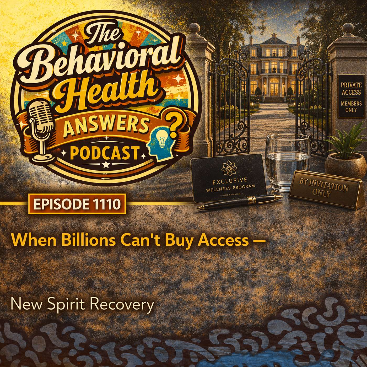 Episode 1110: When Billions Can't Buy Access | New Spirit Recovery episode artwork