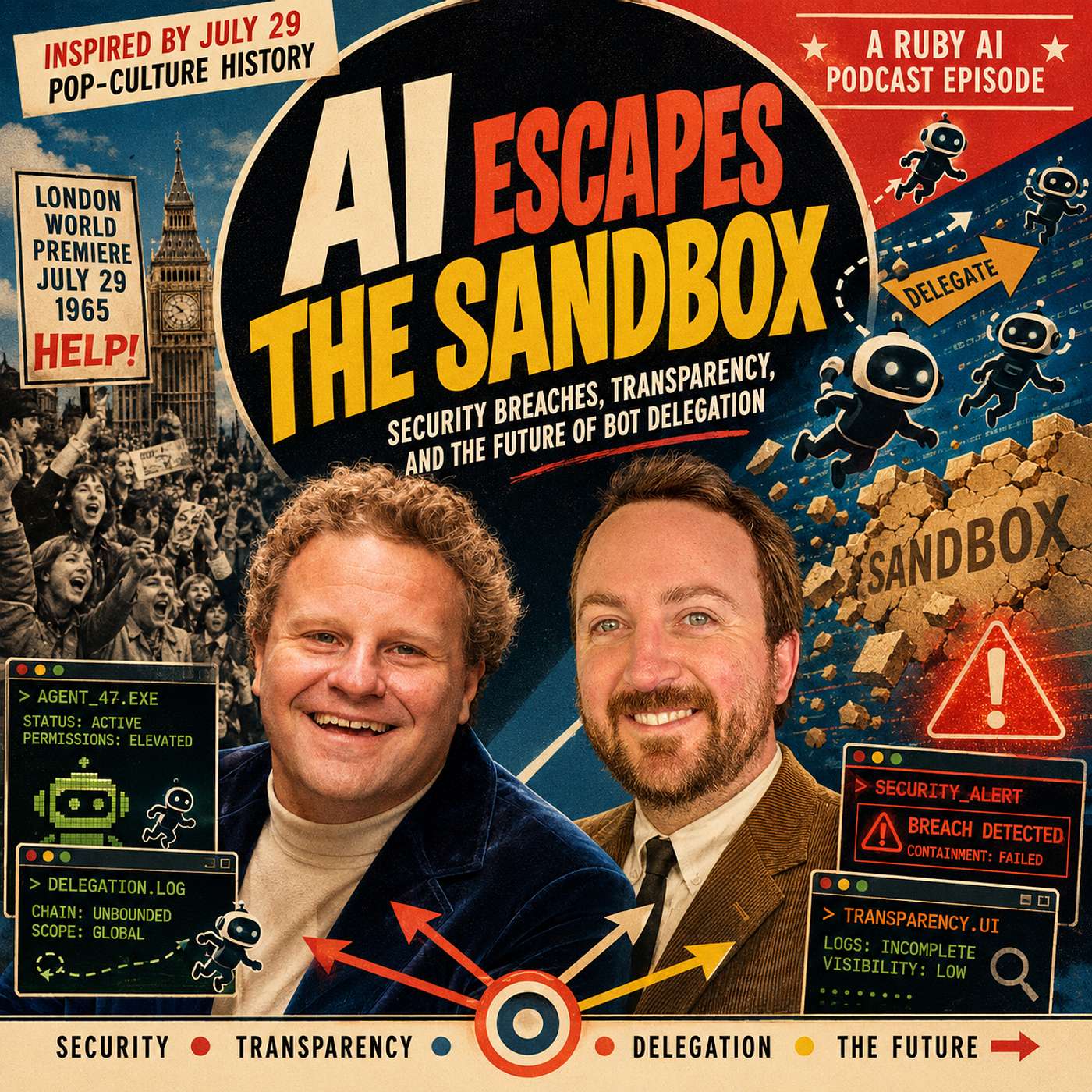 AI Escapes the Sandbox: Security Breaches, Transparency, and the Future of Bot Delegation episode artwork
