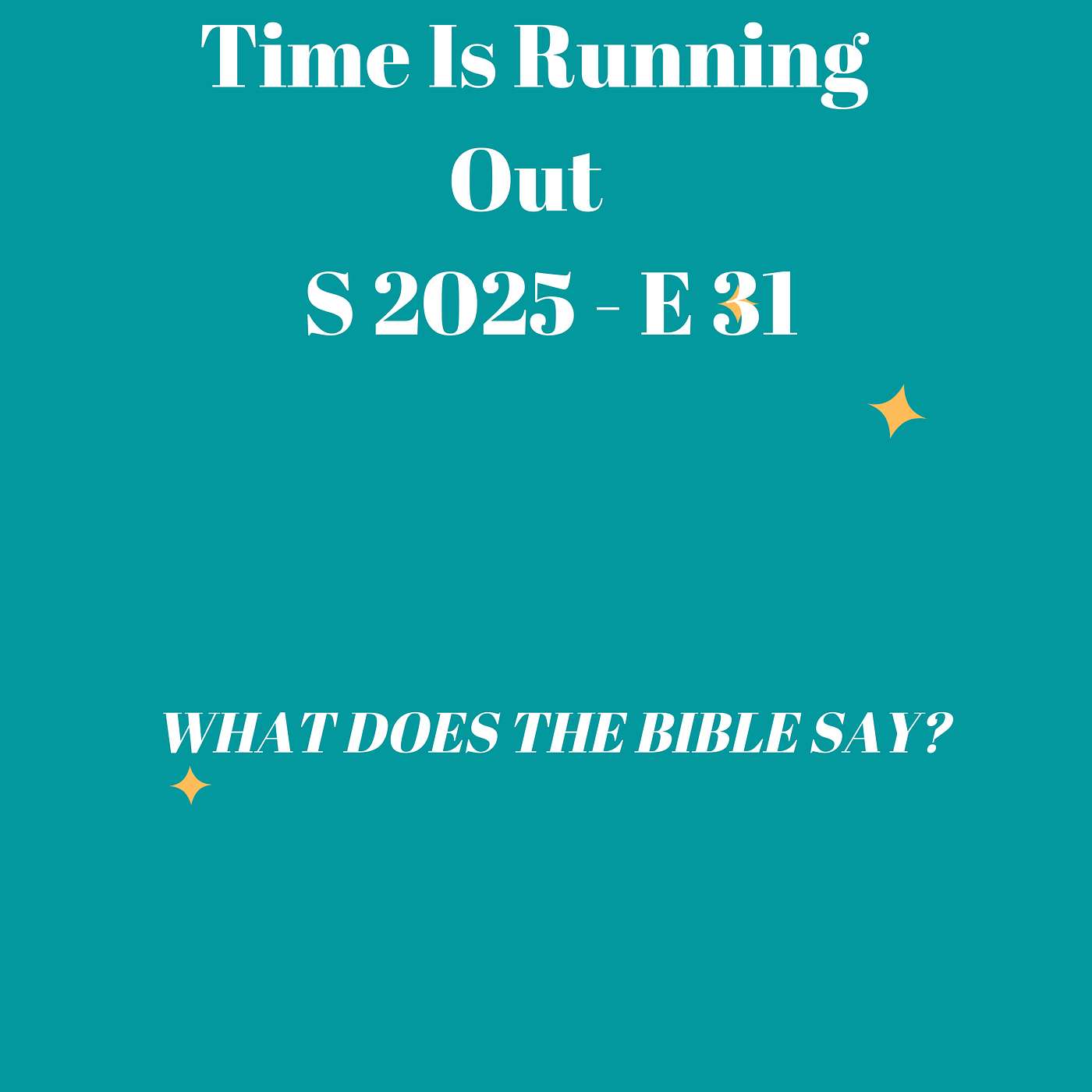 Time is Running Out